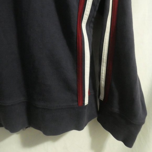 FRENCH CONNECTION, FCUK, size large, full zip striped light jacket, 100% cotton - Picture 16 of 16